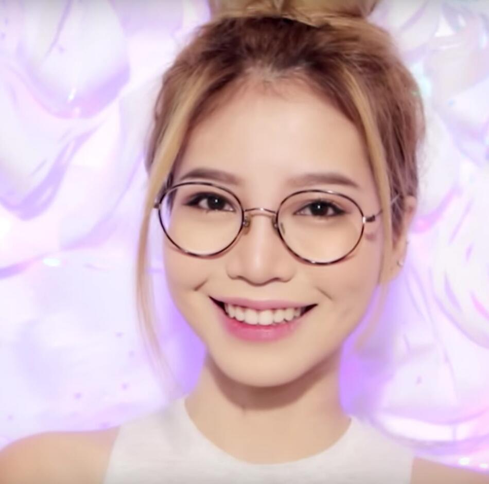 cute girl with glasses